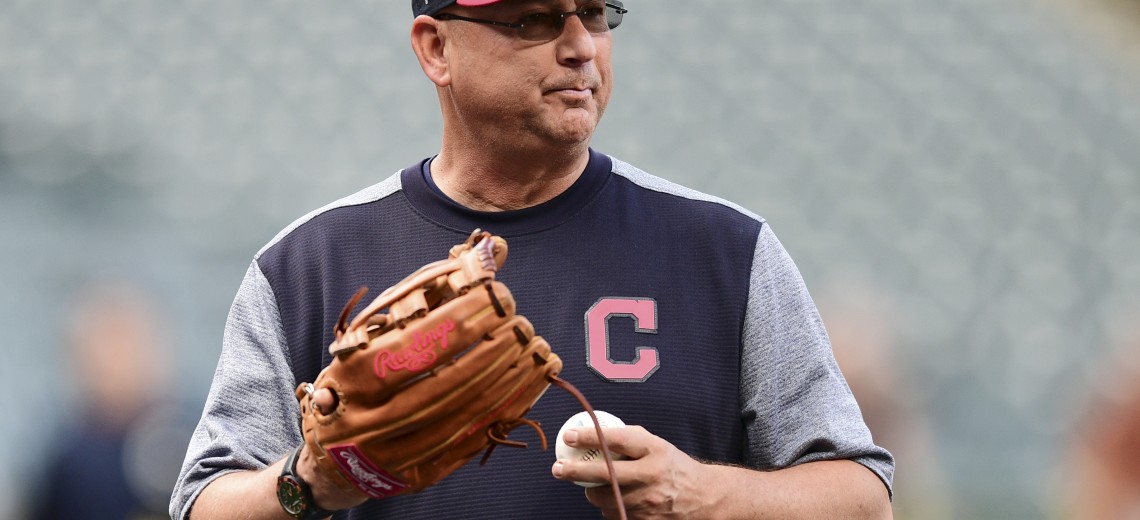 Cleveland Indians manager Terry Francona watches during a team workout, Wednesday, Oct. 4, 2017, in Cleveland. The Indians are scheduled play the New York Yankees in Game 1 of the ALDS on Thursday. (AP Photo/David Dermer)
